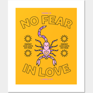 No Fear In Love Posters and Art